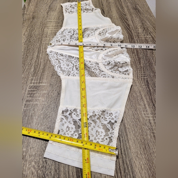 Christian Dior Intimates Lace Floral Corset Bustier Top Ivory 4975 - 36B - Picture 8 of 11